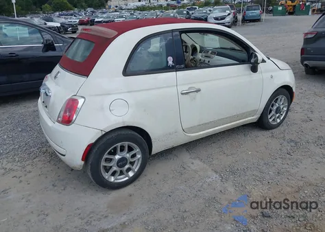 2012 Fiat 500C Pop z USA, uszkodzony, nr VIN 3C3CFFDR0CT260613